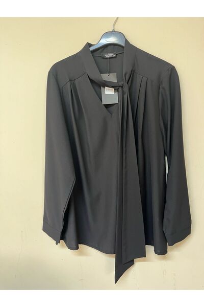 Javelin Collection Plain Bluz with Scarf and Cuffs