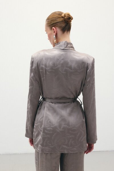 Sateen Джакар Сатен Чекет - Візон