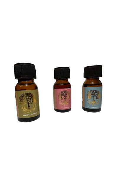 OEM Set 3 uleiuri esentiale Tree of Life: Eternal Sunrise, Wild Fruits, Flowers Fields, 15ml