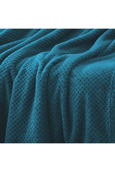 Pucioasa Cocolino Dot Blanket 200x230cm, Turquoise