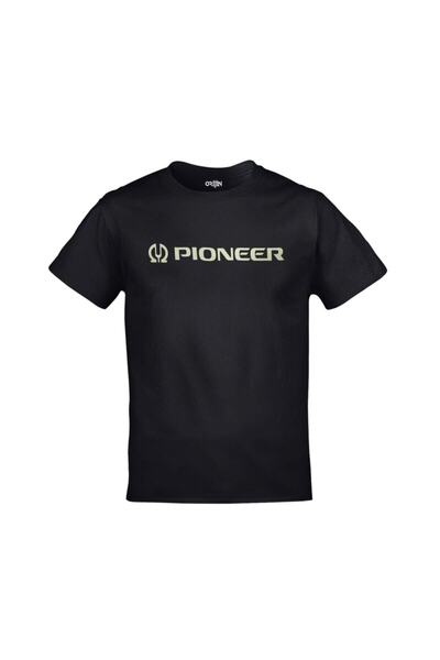 GİFTORA Unisex Black Printed T-Shirt