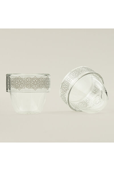 Dallaty glass coffee cup set 6pcs