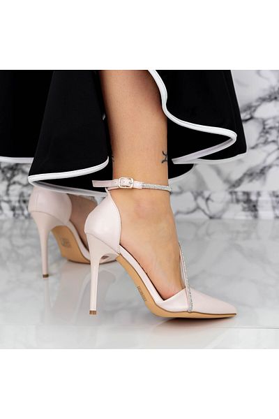 mei Stiletto Shoes 2KV92 Light Beige