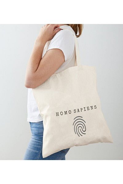 GİFTORA Homo Sapiens Designed Raw Cloth Shoulder