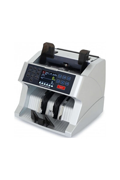 Bill Counter Silver Mix Pro Para Sayma Makinesi TL Karışık Sayım, Euro ve USD Adet Sayım