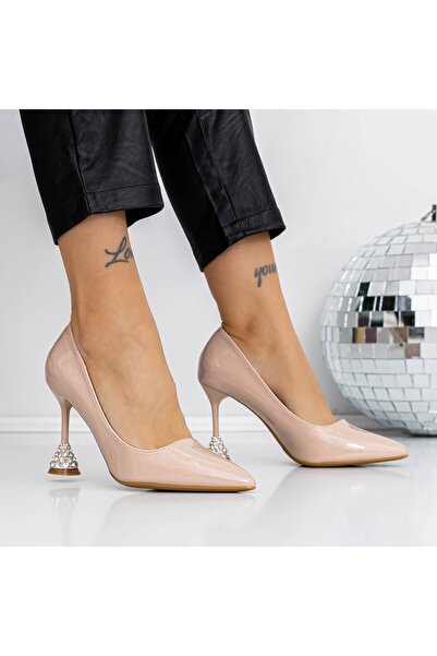 mei Παπούτσια με λεπτό τακούνι 3YXD92 Μπεζ |