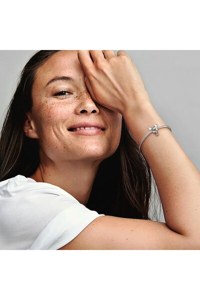 Pandora Disney Mickey Mouse Red Pants Charm - 925 Silver