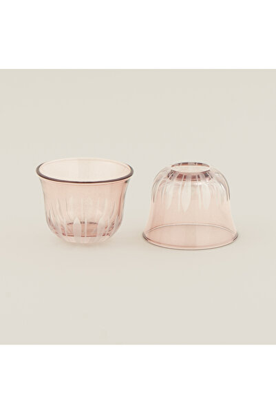 Dallaty 6pcs arabic coffee cup set, light purple