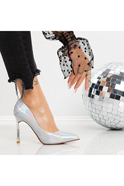 mei Παπούτσια Stiletto 3ADC80 Ασημί |