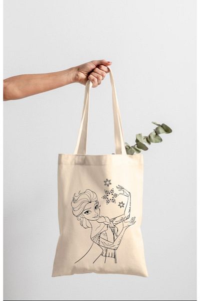 GİFTORA Paintable Raw Cloth Bag
