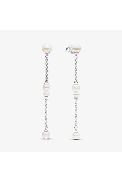 Pandora Cercei eleganti cu perle de apa dulce - Argint 925