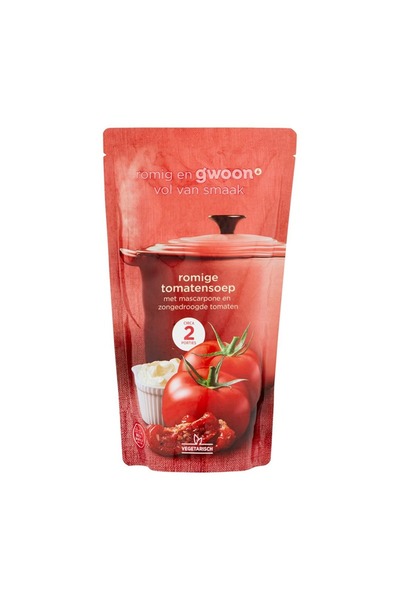 G’woon Supa crema de rosii cu mascarpone si rosii uscate 570 ml