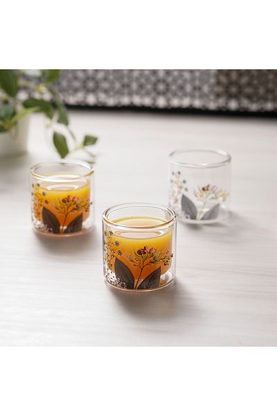 Dallaty Rio 6pcs nature porcelain coffee set
