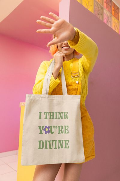GİFTORA Divine Printed Cloth Bag