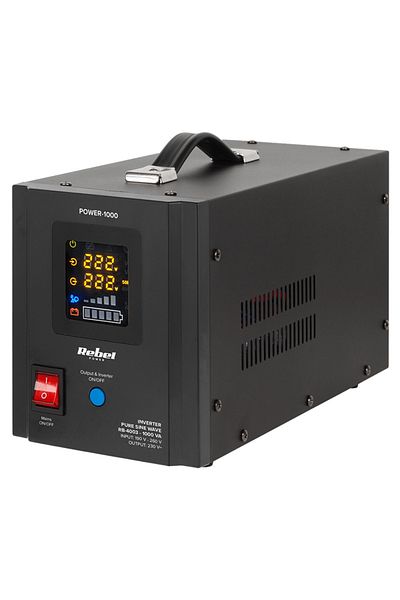 Rebel UPS Thermal Power Station Pure Sine 1000Va 700W 12V