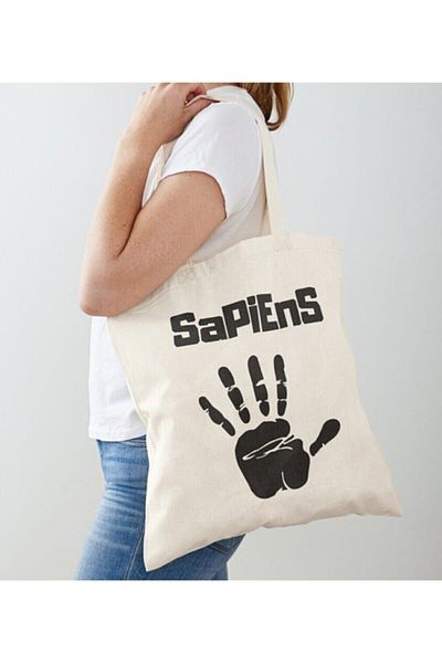 GİFTORA Sapiens Designed Raw Cloth Shoulder Bag