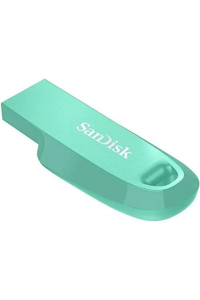 SanDisk Ultra Curve 256Gb USB 3.2 Gen 1 Flash Memory Mint Green Sdcz550-256G-G46G