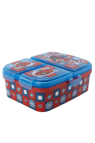 SPIDERMAN Cutie sandwich, multicompartimente, multicolor, fara BPA, Arachnid Grid