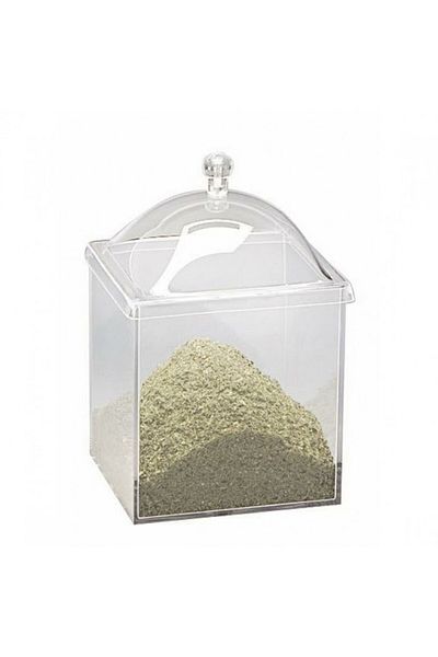 Raki Recipient pentru condimente cu capac 15x15cm policarbonat