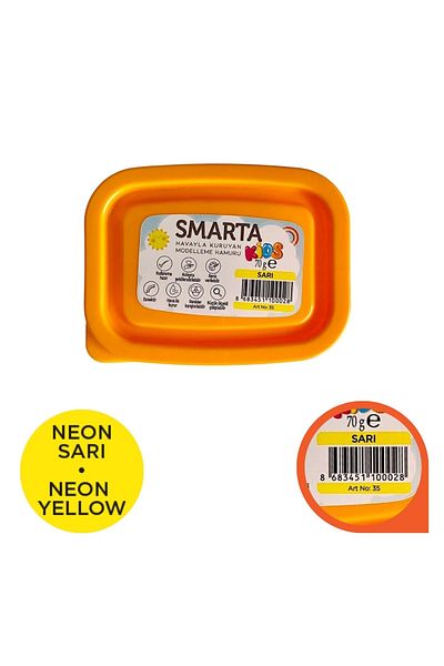 Smarta Kids Modeling Dough 70Gr Yellow