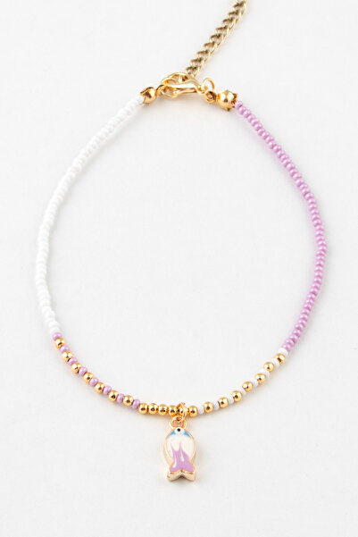 Sortie Aksesuar خلخال مطرز بالمينا على شكل سمكة 001