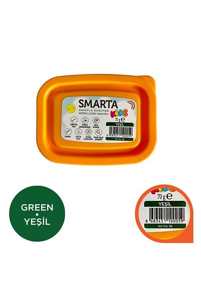 Smarta Kids Modeling Dough 70Gr Green