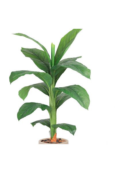 co arma Artificial banana leaf tree (110 cm) plastic pot