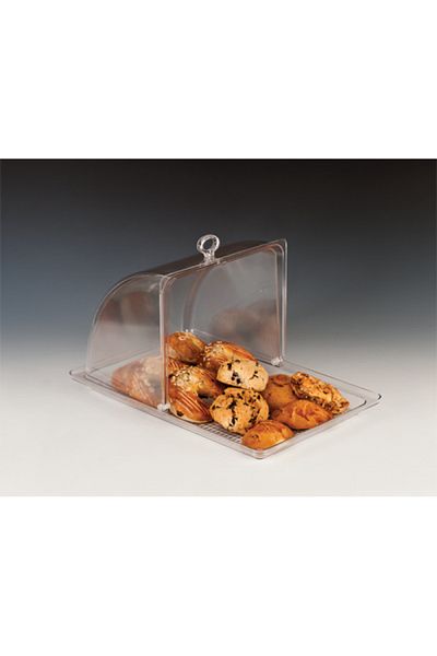 Raki Rectangular polycarbonate tray with rolltop lid 42x27x24cm