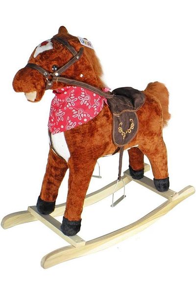 rexa Wooden Horse Hammock Rocker –Classic Ride-On Toy for Toddlers