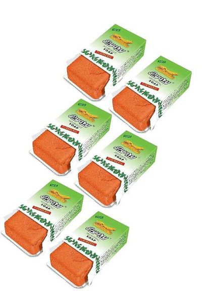 Pyary All Natural Handmade Ayurvedic Vegetarian Turmeric Soap 75g (Pack of 6)