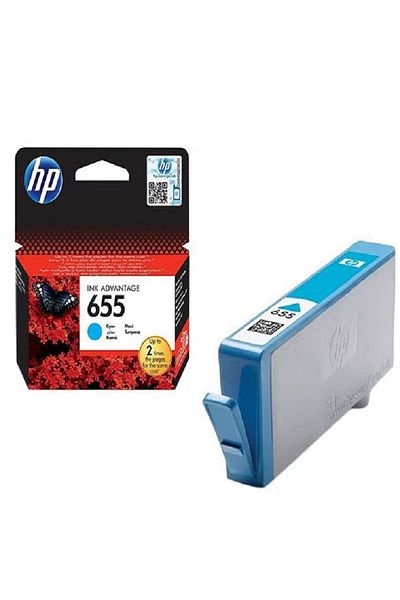 HP 655 Ink Cartridge Cyan