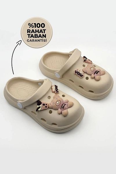 CihanShoes Children's Slippers Garden Slippers Beach Sea Bath Slippers 26-27-28-29-30-31-32-33-34-35 Number