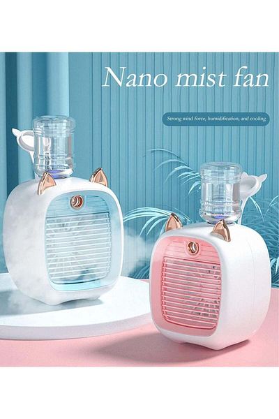 Primo Plus Cooling Fan for Long-lasting Blowing with Aromatic Diffuser, Water Refreshes and Cools