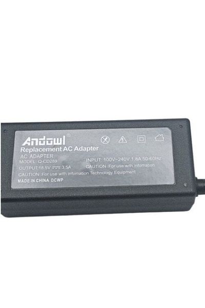 divendi-ro Încărcător laptop pentru Asus, Lenovo, HP, Toshiba, 70W, 18.5V, 3.5A, mufă cilindrică de 12mm cu pin