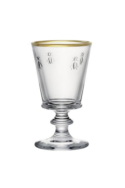La Rochére Set of 4 Gold Edition wine glasses, 4 x 26cl, very resistant glass
