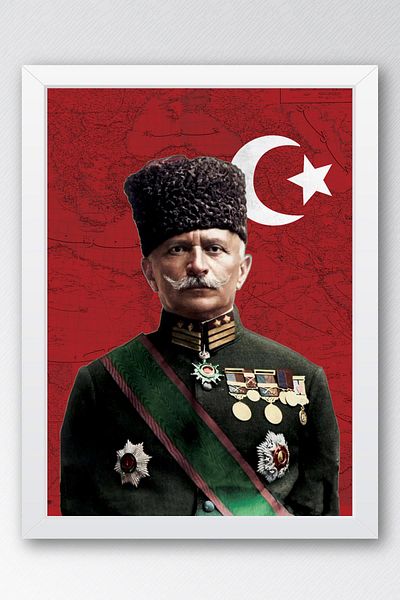 Saturn Fahrettin Pasha Framed Painting