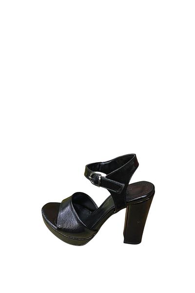 güven kundura Women's Patent Leather Platform Summer Evening Dress Shoes