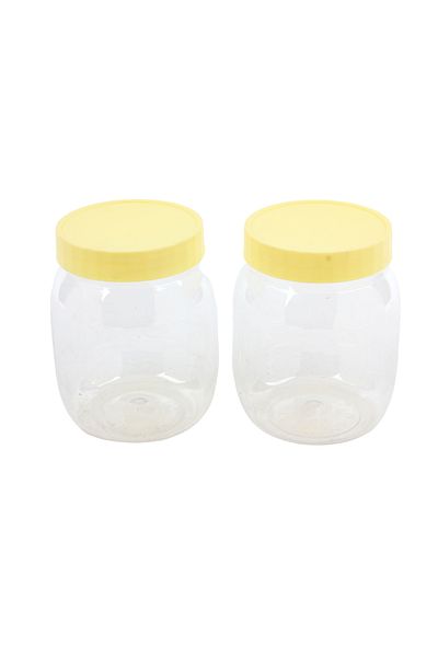 GENERAL 96-piece clear plastic jar with lid, 750 ml