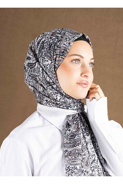 Akel Copy - Digital Soft Shawl Ethnic Pastel Pattern