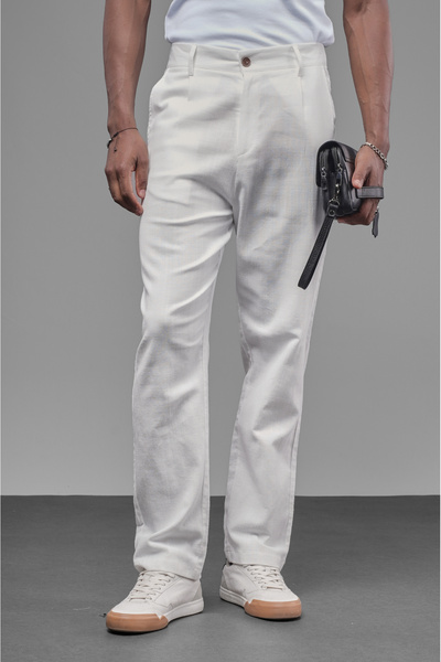 Butik Trend Biz Baggy Fit Pleated Casual Pants