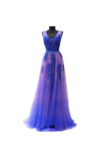 OEM Sabina Ombre blue occasion dress