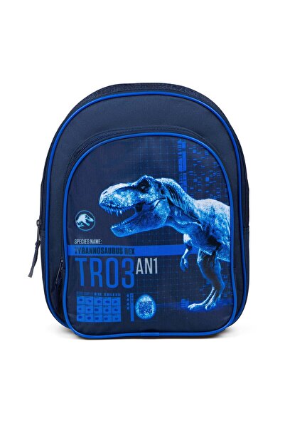 OEM Ghiozdan copii Jurassic World, albastru, inaltime 30 cm