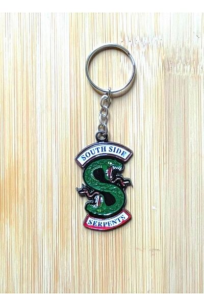 SANAT TACİRİ Serpents South Side Metal Keychain