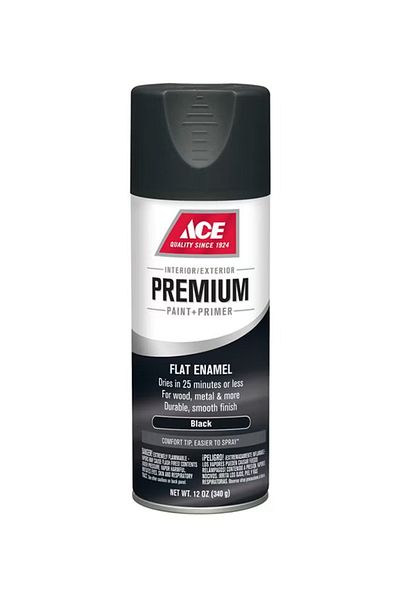ACE Spray Paint Flat Black