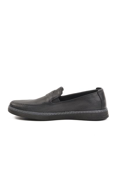 AYAKMOD Black Genuine Leather Men's Casual Shoes C330 m