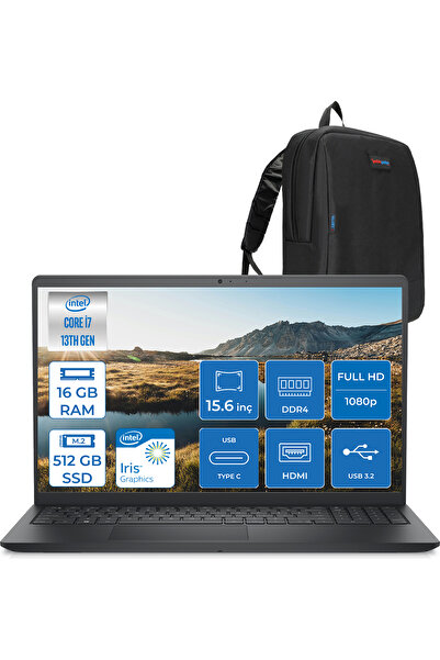 Dell Inspiron 15 3530 Core I7-1355U 16GB 512GB SSD 15.6 Inç Full Hd Freedos L...