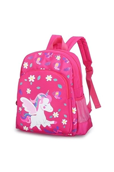 OEM Ghiozdan pentru prescolari Unicornul Dragalas, rosu, 29 x 20 x 12 cm