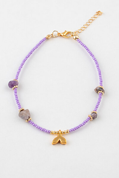 Sortie Aksesuar خلخال مطرز بأشكال متغيرة مع تفاصيل حجرية 015