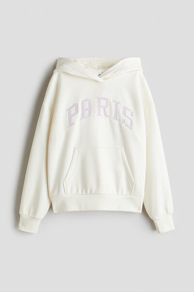 H&M Motif Detaylı ve Kapüşonlu Üst