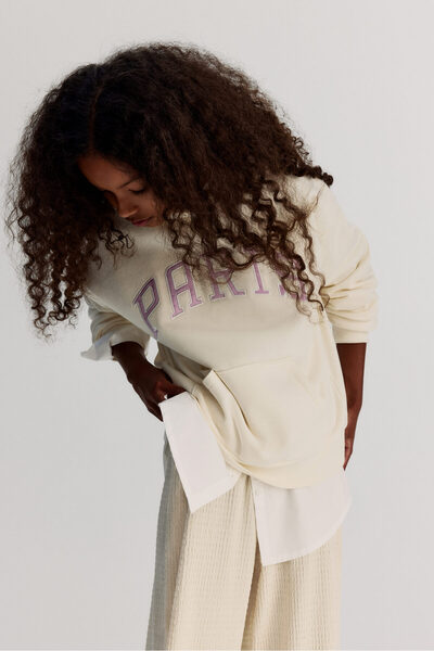 H&M Motif Detaylı ve Kapüşonlu Üst